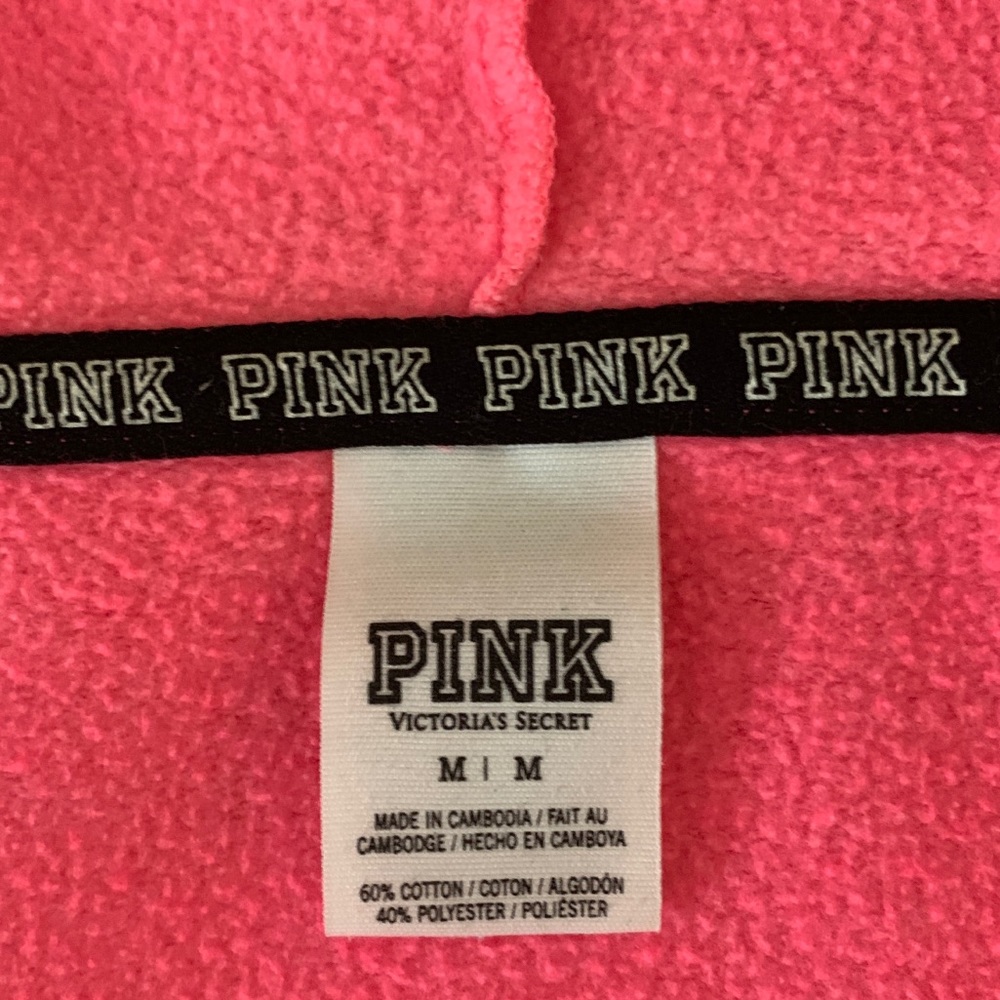 “SOLD”🛍NWOT PINK ZIP UP SWEATSHIRT! - Picture 6 of 8